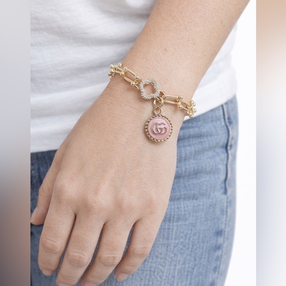 ✨ Small Pink Toggle Bracelet – 7”‎ ✨